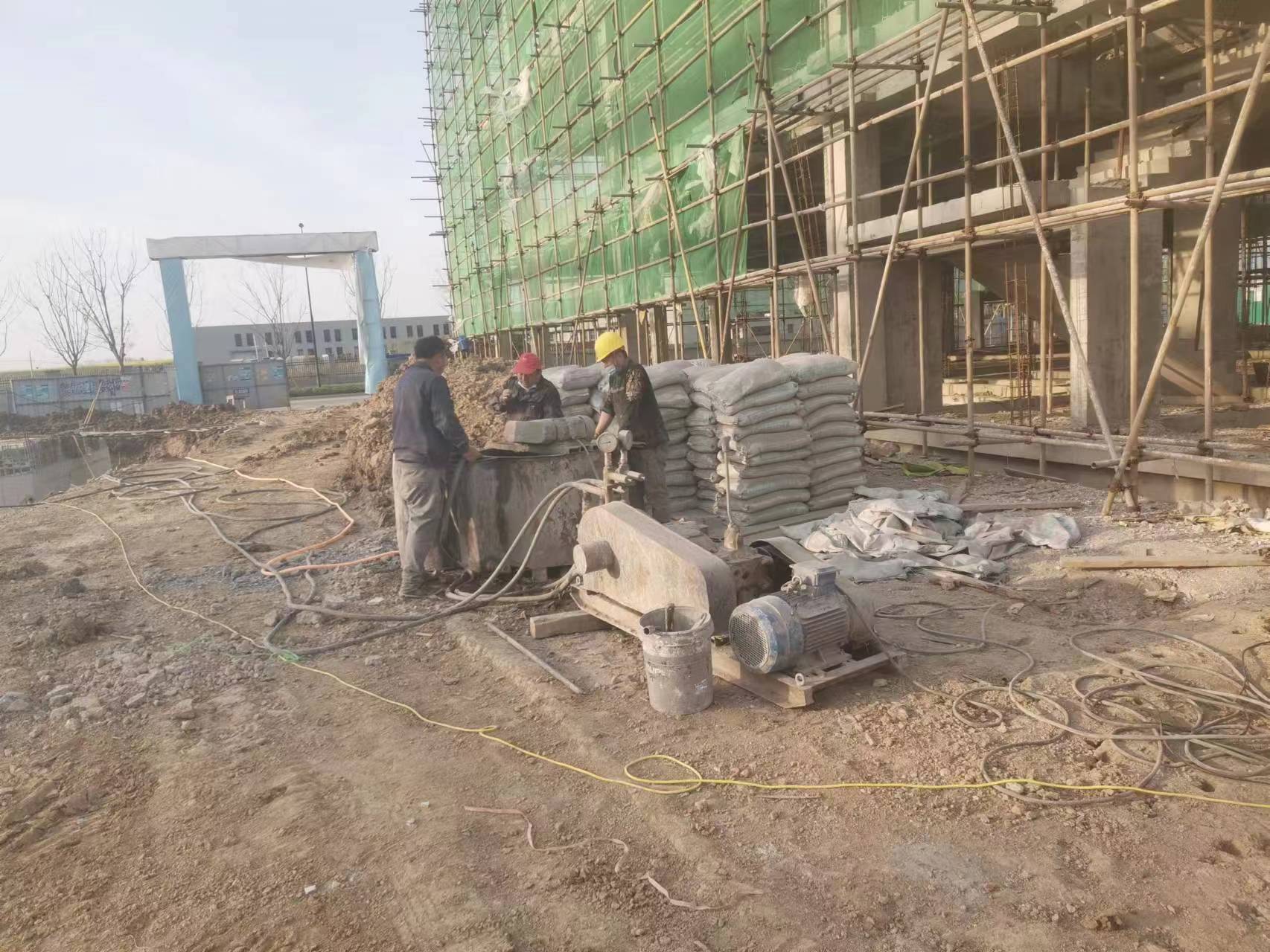 蕲春别墅下沉注浆